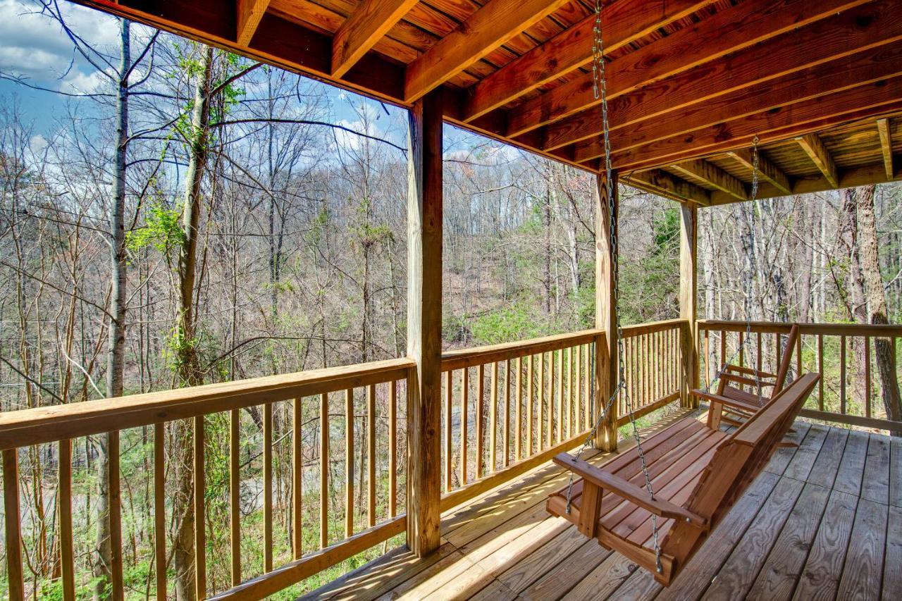 North Ridge Place Brand New Log Cabin With Hot Tub Great Location เซอเวียร์วีล ภายนอก รูปภาพ